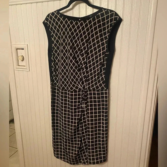 Tibi windowpane pattern shift dress - Picture 1 of 7